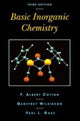 Book cover of: Basic Inorganic Chemistry. By: F. Albert Cotton