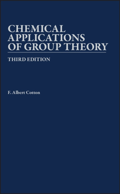Book cover of: Chemical Applications of Group Theory