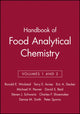 Book cover of: Handbook of Food Analytical Chemistry, Volumes 1 and 2