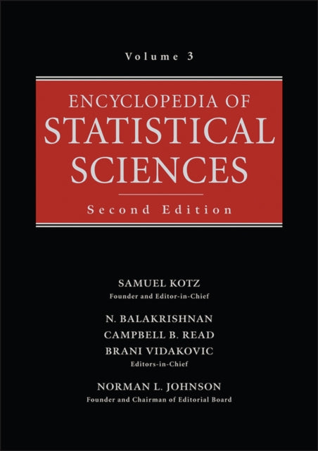 Book cover of: Encyclopedia of Statistical Sciences, Volume 3. By: Samuel Kotz