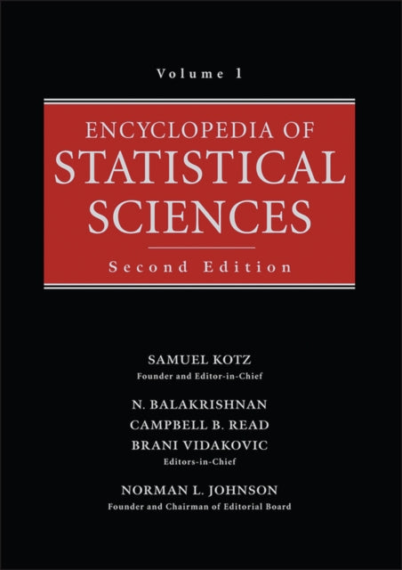 Book cover of: Encyclopedia of Statistical Sciences, Volume 1. By: Samuel Kotz