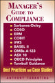 Book cover of: Manager's Guide to Compliance. By: Anthony Tarantino