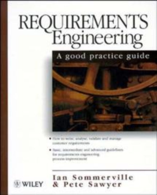 Book cover of: Requirements Engineering. By: Ian Sommerville