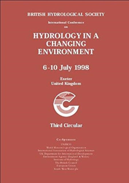 Book cover of: Hydrology in a Changing Environment, Volume III. By: Howard Wheater