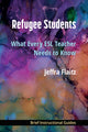 Book cover of: Refugee Students. By: Jeffra Flaitz