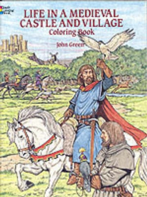 Life in a Medieval Castle Coloring Book