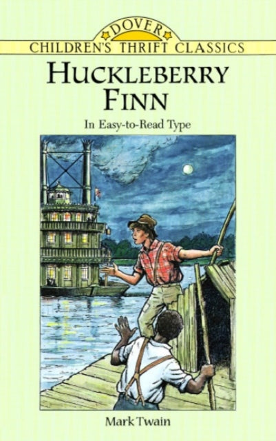 Book cover of: Huckleberry Finn. By: Mark Twain