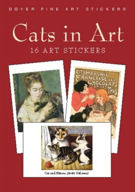 Book cover of: Cats in Art: 16 Art Stickers. By: Carol Belanger Grafton