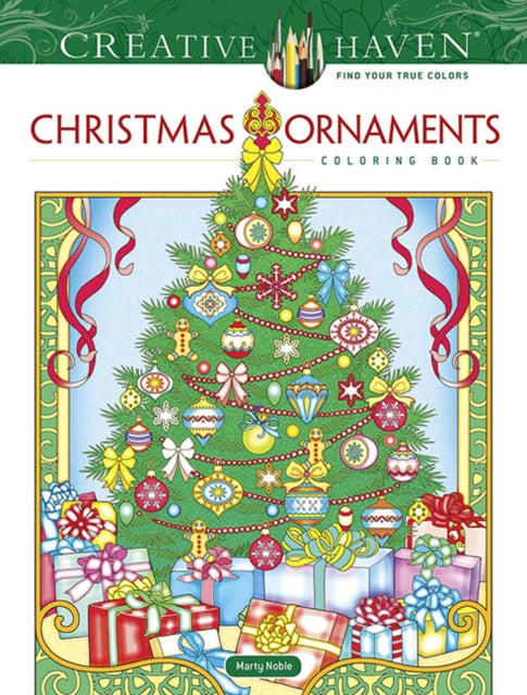 Book cover of: Creative Haven Christmas Ornaments Coloring Book. By: Marty Noble