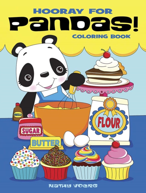 Book cover of: Hooray for Pandas! Coloring Book. By: Kathy Voerg