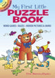 Book cover of: My First Little Puzzle Book: Word Games, Mazes, Spot the Difference, & More!. By: Fran Newman D'Amico