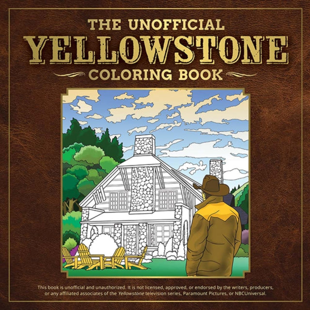 Book cover of: The Unofficial Yellowstone Coloring Book. By: Dover Publications, Inc.