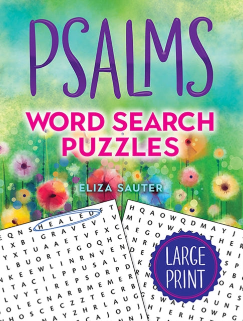 Book cover of: Psalms Word Search Puzzles. By: Eliza Sauter