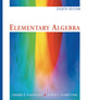 Book cover of: Elementary Algebra. By: Jerome E. Kaufmann