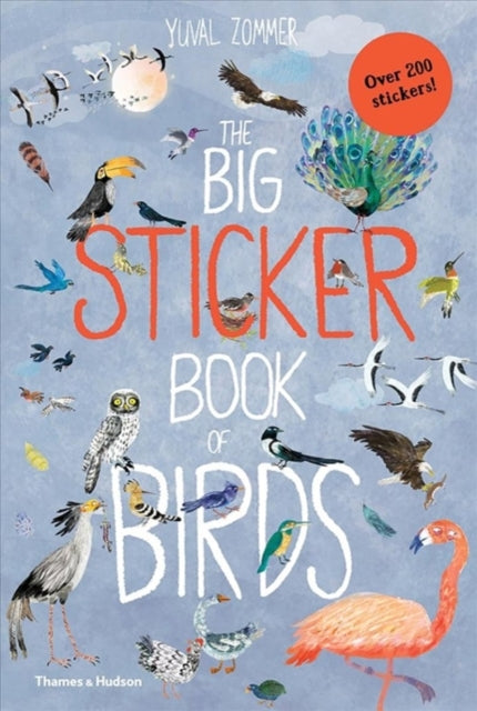 Book cover of: Big Sticker Book of Birds. By: Yuval Zommer
