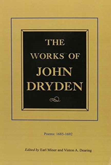Book cover of: Works of John Dryden, Volume III. By: John Dryden