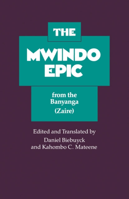 Book cover of: Mwindo Epic from the Banyanga