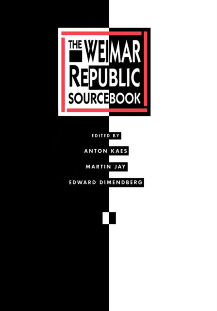 Book cover of: Weimar Republic Sourcebook