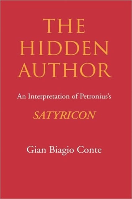 Book cover of: Hidden Author. By: Gian Biagio Conte
