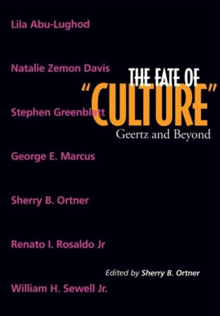 Book cover of: Fate of Culture. By: Sherry B. Ortner