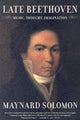 Book cover of: Late Beethoven. By: Maynard Solomon