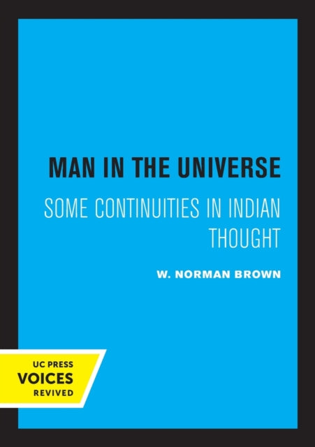 Book cover of: Man in the Universe. By: W. Norman Brown