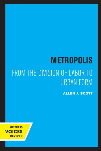 Book cover of: Metropolis. By: Allen J. Scott
