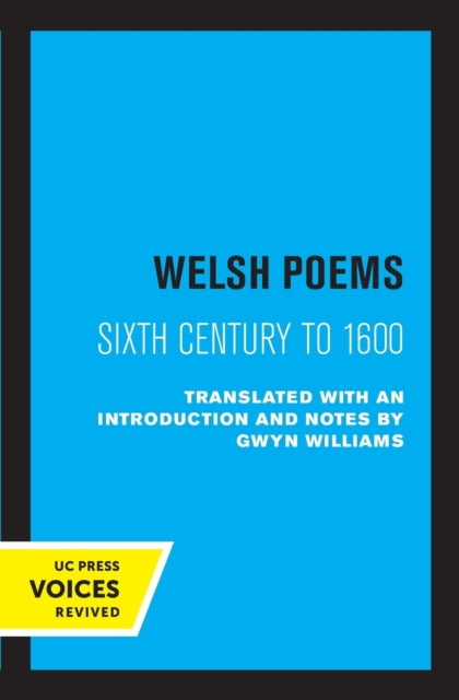 Book cover of: Welsh Poems. By: Gwyn Williams