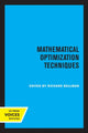 Book cover of: Mathematical Optimization Techniques. By: Richard Bellman