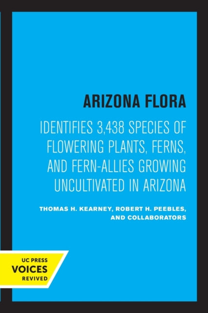 Book cover of: Arizona Flora. By: Thomas H. Kearney