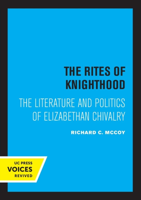 Book cover of: Rites of Knighthood. By: Richard C. McCoy