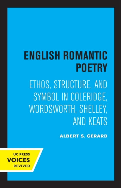 Book cover of: English Romantic Poetry. By: Albert S. Gerard