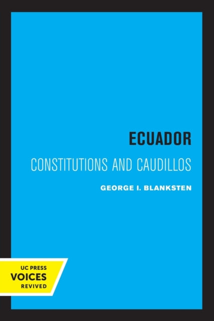 Book cover of: Ecuador. By: George I. Blanksten
