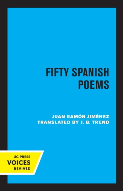Book cover of: Fifty Spanish Poems. By: Juan Ramón Jiménez