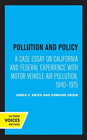 Pollution and Policy