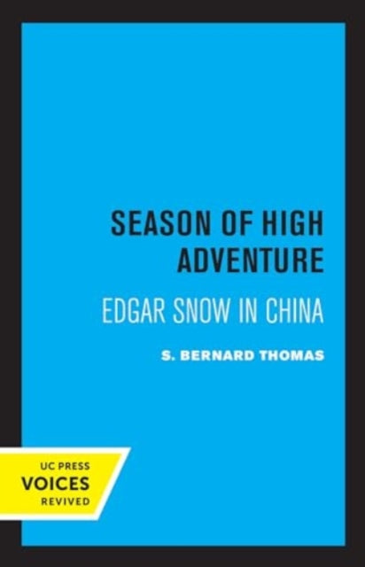 Book cover of: Season of High Adventure. By: S. Bernard Thomas