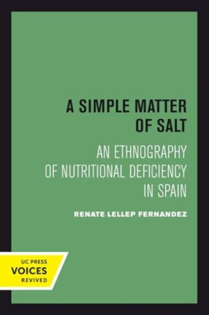 Book cover of: Simple Matter of Salt. By: Renate Lellep Fernandez