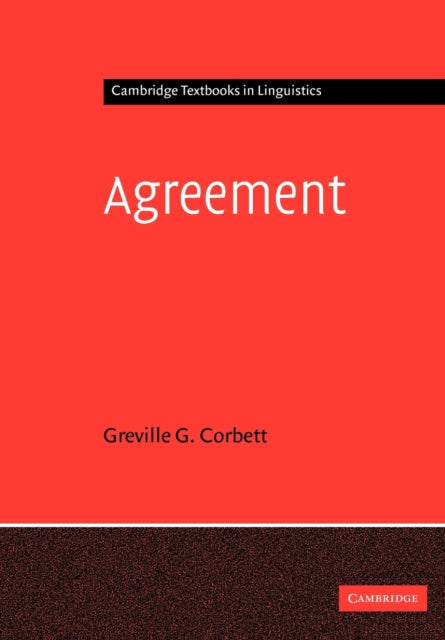 Book cover of: Agreement. By: Greville G. Corbett