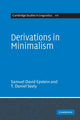 Book cover of: Derivations in Minimalism. By: Samuel David Epstein
