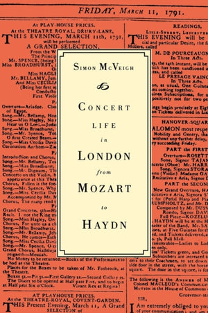 Concert Life in London from Mozart to Haydn