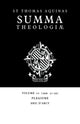 Book cover of: Summa Theologiae: Volume 20, Pleasure. By: Thomas Aquinas