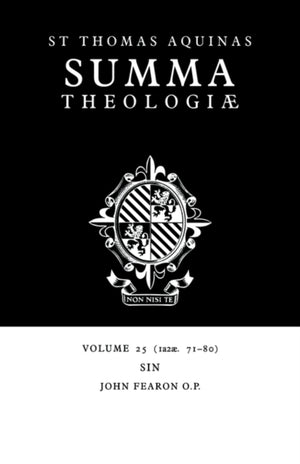 Summa Theologiae: Volume 25, Sin