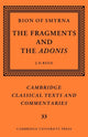 Book cover of: Bion of Smyrna: The Fragments and the Adonis. By: Bion