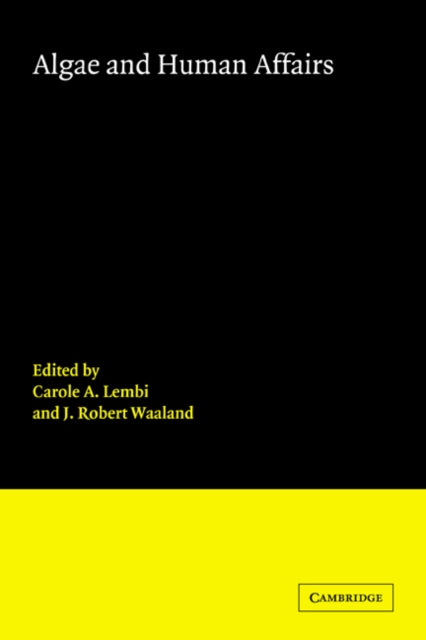 Book cover of: Algae and Human Affairs