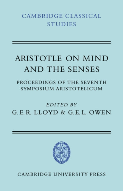 Book cover of: Aristotle on Mind and the Senses
