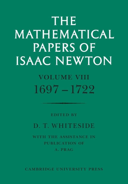 Book cover of: Mathematical Papers of Isaac Newton: Volume 8. By: Isaac Newton
