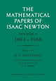 Book cover of: Mathematical Papers of Isaac Newton: Volume 1. By: Isaac Newton