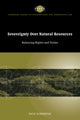 Book cover of: Sovereignty over Natural Resources. By: Nico Schrijver