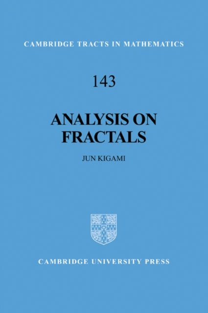 Book cover of: Analysis on Fractals. By: Jun Kigami