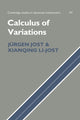 Book cover of: Calculus of Variations. By: Jürgen Jost
